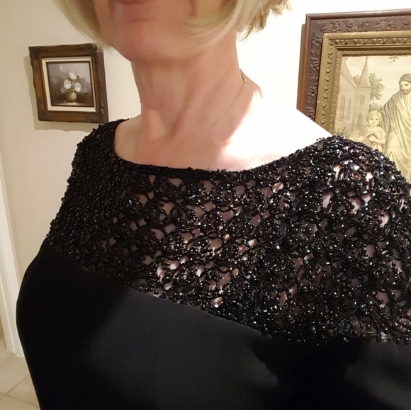💜MONIQUE LHUILLIER LBD💜NWT💜 - Picture 7 of 8
